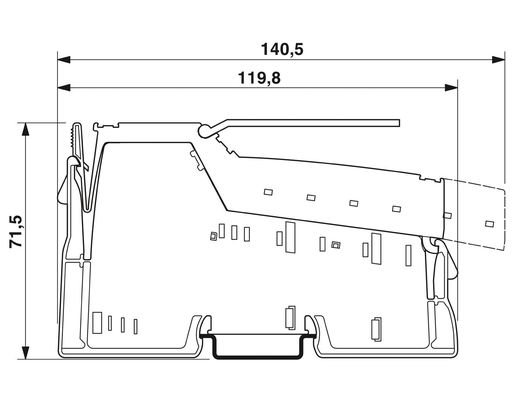 IP20 Beschermingsniveau 2861250 IB IL 24 DI 16-PAC Phoenix Contact Digitale Module