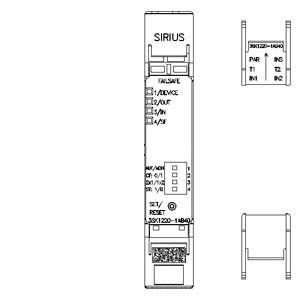 DC 24V 3SK1 Veiligheidsrelais 3SK1220-1AB40 Input Extension Screw Terminal