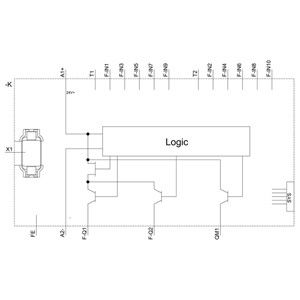 3SK2112-2AA10 SIRIUS Safety Relay Basic Unit 3SK2 Breedte 22 5mm Veergeladen Terminal