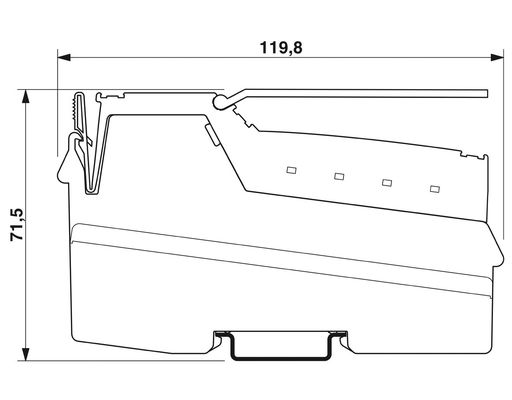 Phoenix Contact Bus Coupler IL MOD BK DI8 DO4-PAC met geavanceerde buscommunicatie