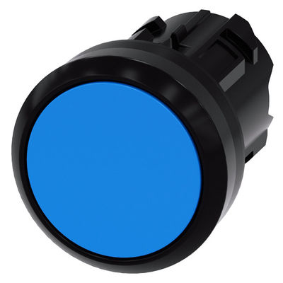 Onverlicht 3SU1000-0AB50-0AA0 SIRIUS ACT-knop met blauwe platte knop van kunststof