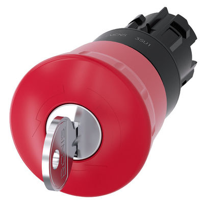 3SU1000-1HF20-0AA0 SIRIUS ACT Champignon knop met 40 mm grootte en plastic materiaal