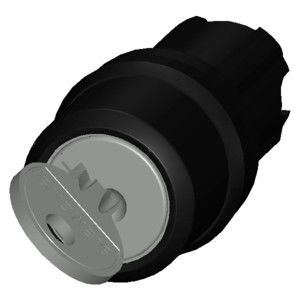 Plastic sleutelschakelaar 3SU1000-4BF01-0AA0 voor SIRIUS ACT RONIS 2 posities Momentary