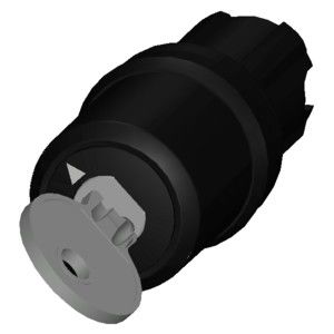 Plastic 3SU1000-5BF01-0AA0 SIRIUS ACT Sleutelschakelaar 2 Posities gehandhaafd voor PLC 90