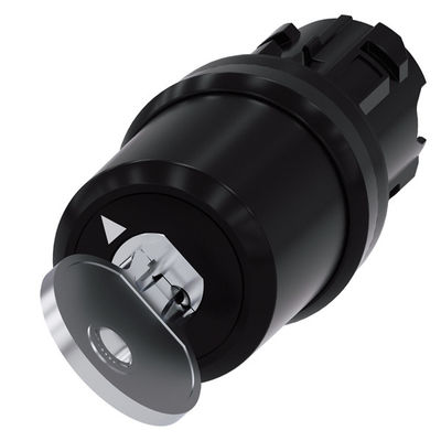 Plastic sleutelschakelaar voor SIRIUS ACT BKS 3SU1000-5SF01-0AA0 2 posities 90 BKS gehandhaafd