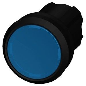 Blauw Plastic Lighted 3SU1001-0AB50-0AA0 SIRIUS ACT Pushbutton met Flat Button Design