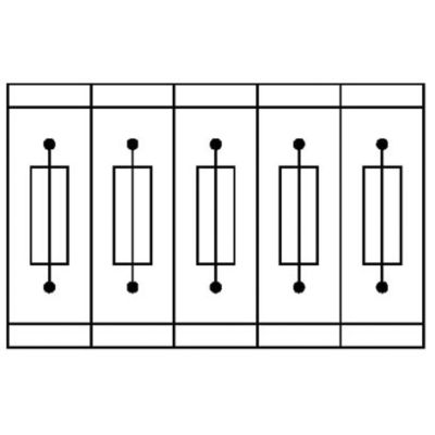 2 polen 250V AC 65V DC 712123 Thermisch-magnetisch apparaat schakelborden 0 25A TCP