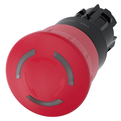 Push Trigger Action SIRIUS ACT 3SU1001-1HB20-0AA0 Champignon Push Button Plastic Lighted