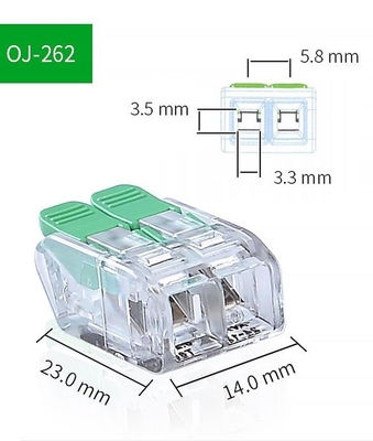 UL CE-gecertificeerde driepolige sneldraadterminalconnector voor veilige elektrische bedrading