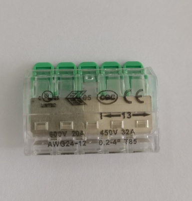 UL CE-gecertificeerde driepolige sneldraadterminalconnector voor veilige elektrische bedrading