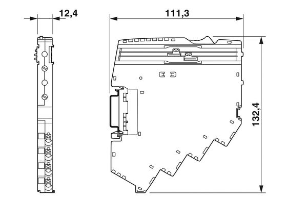CAPAROC E2 12-24DC/2-10A Elektronische apparatuur schakelaar met 2 polen