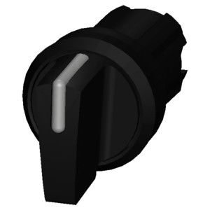 SIRIUS ACT Selector Schakelaar 3 Posities Plastic Short Handle 3SU1002-2BM10-0AA0 Zwart