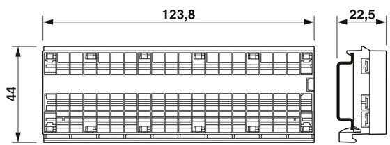 20 mm busbalk 22 CAPAROC CR 1110989 De perfecte oplossing voor de distributie van stroom