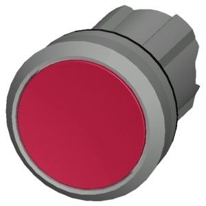 PLC 3SU1050-0AB20-0AA0 Metalen glanzende, niet-verlicht platte knop Rood SIRIUS ACT-knop