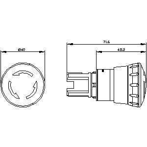 3SU1050-1HB20-0AA0 SIRIUS ACT Push Trigger Action Mushroom Push Button voor noodstop