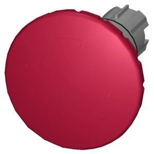 Metalen glanzende ontstoken noodstop drukknop actie met PLC 3SU1050-1JB20-0AA0