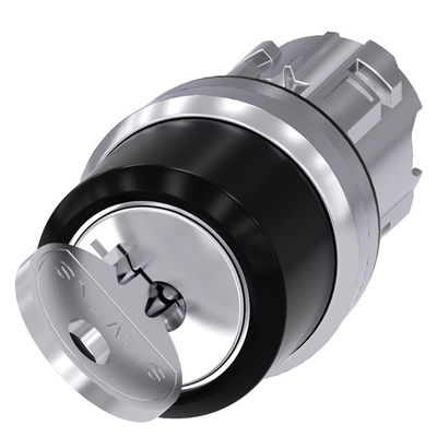 PLC 3SU1050-4BL11-0AA0SIRIUS metalen glanzende RONIS 2 posities gehandhaafde ACT-sleutelknop