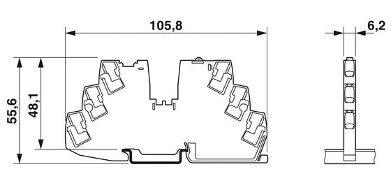 1 pool 1135753 PTCB E1 24DC/1-4A SI-R Elektronische apparatuur schakelaar met 24V DC