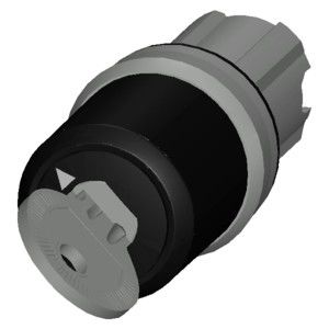 PLC 3SU1050-5SF01-0AA0 Metalen glanzende BKS 2 posities onderhouden SIRIUS ACT Sleutelknop