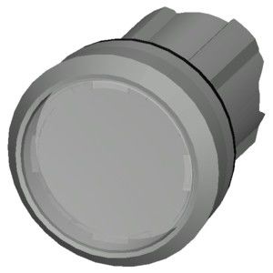 Doorzichtige SIRIUS ACT Metalen Pushbutton PLC 3SU1051-0AB70-0AA0 met glanzend licht platte knop