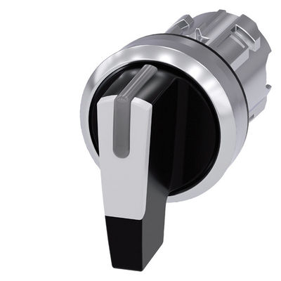 3SU1052-2CM60-0AA0 Metalen glanzend lang handvat 3 posities Witte SIRIUS ACT Selector Switch