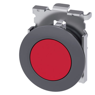 3SU1060-0JB20-0AA0 Metalen Matt Pushbutton Niet-verlichting Vergrendelde montage Rood SIRIUS ACT