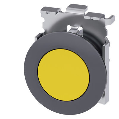 PLC 3SU1060-0JB30-0AA0 Vergrendelde montage Gele SIRIUS ACT-knop en platte knop