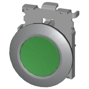 Groene metalen mat PLC 3SU1060-0JB40-0AA0 SIRIUS ACT-knop met ingebouwde montage