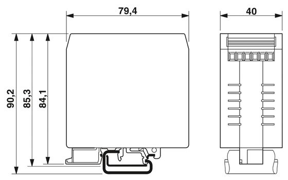 240 V wisselstroom L-N Spanning NEF 1-10 EMC Filter Betrouwbare oplossing voor industriële behoeften