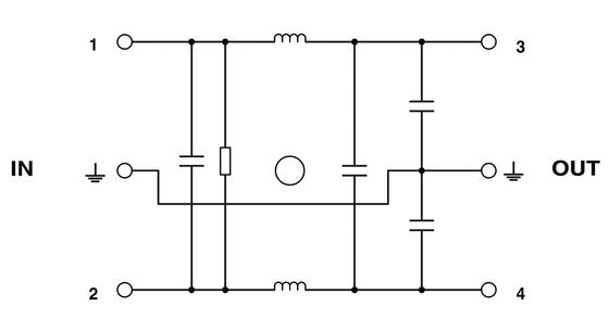 240 V wisselstroom L-N Spanning NEF 1-10 EMC Filter Betrouwbare oplossing voor industriële behoeften