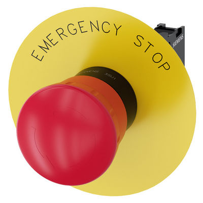 3SU1100-1HB20-1CG0 Noodstop Druk Trigger Actie SIRIUS ACT Complete unit Champignon Push Button