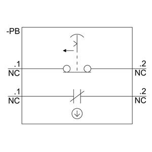 SIRIUS ACT Complete Unit Mushroom Pushbutton voor 3SU1100-1HB20-1PG0 noodstop