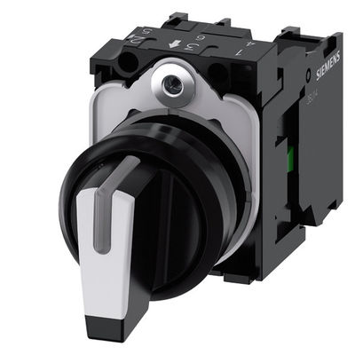 3SU1100-2BM60-1NA0 Korte handgreep Selector Switch Plastic Complete Unit 3 Posities