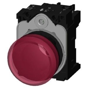 24V AC/DC Plastic Pilot Light voor SIRIUS ACT Complete Unit Smooth Lens en Flush Lens