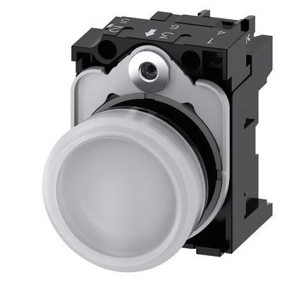 Volledige eenheid Pilot Light SIRIUS ACT 3SU1102-6AA60-1AA0 met Plastic Smooth Lens Flush