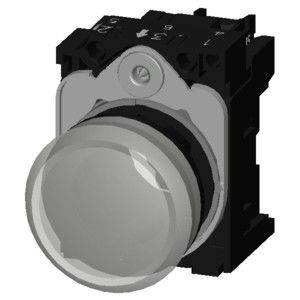 Volledige eenheid Pilot Light SIRIUS ACT 3SU1102-6AA60-1AA0 met Plastic Smooth Lens Flush