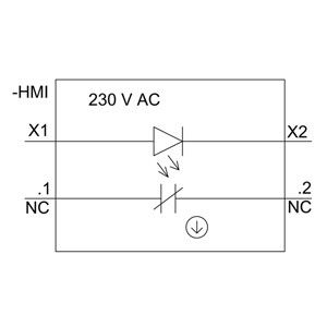PLC 3SU1106-0AB20-1CA0 SIRIUS ACT Volledige eenheid Pushbutton Plastic Lighted Momentary
