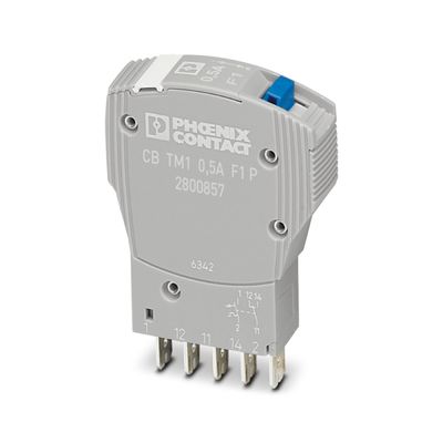 50 V gelijkstroom 5 polen 2800857 CB TM1 0.5A F1 P Thermisch-magnetisch apparaat Circuit breakers