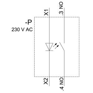 Plaatblauw kunststof verlicht momentane drukknop 3SU1106-0AB50-1BA0 schroefterminal