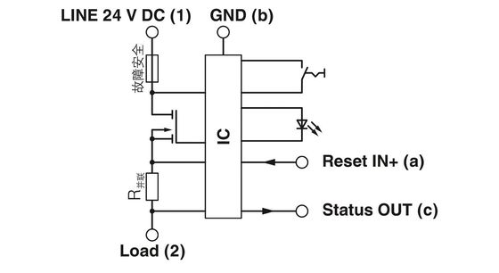 2800914 CB E1 24DC/10A S-R P Elektronische apparatuur Circuit breaker voor industriële doeleinden