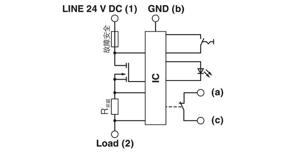 2800919 CB E1 24DC/6A NC P Elektronische schakelaar voor industriële toepassingen