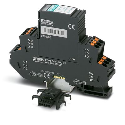 4 pol 2801291 PT-IQ-5-HF-5DC-PT Overschrijdingsbeschermer voor 24 V gelijkspanning