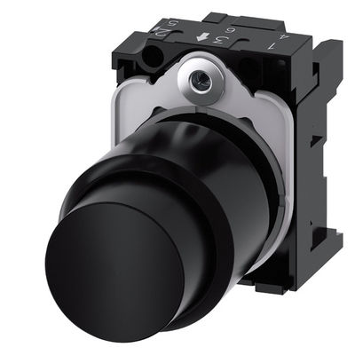 Plastic ongeluchte verhoogde drukknop 3SU1200-0FB10-0AA0 voor SIRIUS ACT Compact Unit