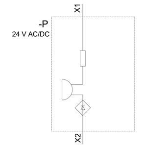 Compacte eenheid 3SU1200-6KB10-1AA0 Plastic met AC/DC 24V schroefterminal SIRIUS ACT