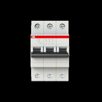 MCB SH203-C50 Miniatuurcircuitbreaker Nominale frequentie Hz 50 BCD Curve C 3P 50 A