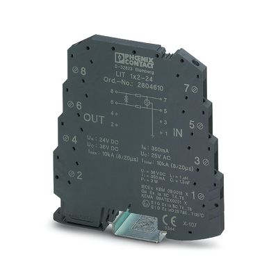 24 V DC 2804610 LIT 1X2-24 Overspanningsbeschermer 2 polen Beschermingssysteem