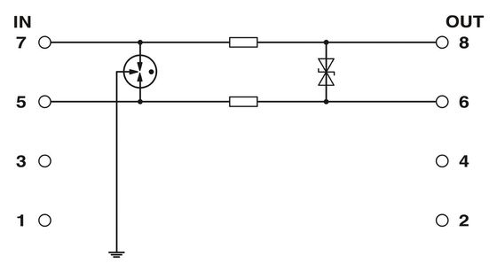 24 V DC 2804610 LIT 1X2-24 Overspanningsbeschermer 2 polen Beschermingssysteem