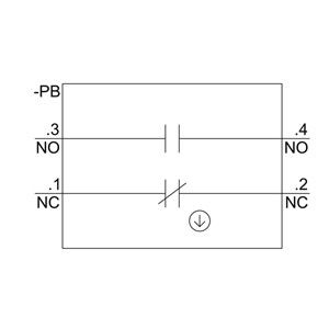 Voorste montage 1NO1NC PLC 3SU1400-1AA10-3FA0 SIRIUS ACT Contactmodule met terminal
