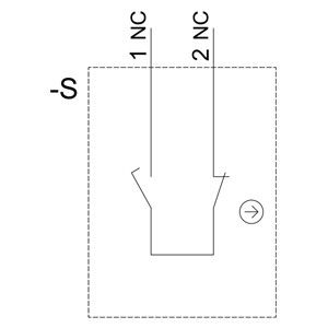 PLC 3SU1400-1AA10-3HA0 SIRIUS ACT Contactmodule Vooraan monteren met veerbeladen terminal