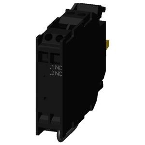 PLC 3SU1400-1AA10-3HA0 SIRIUS ACT Contactmodule Vooraan monteren met veerbeladen terminal